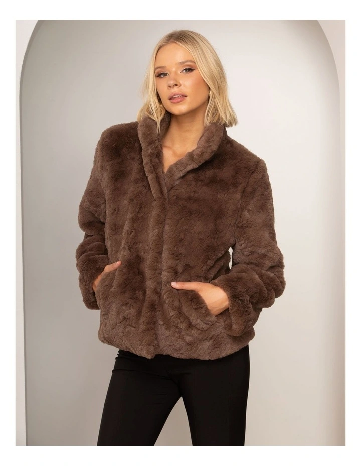 Erin Jacket in Brown image 4
