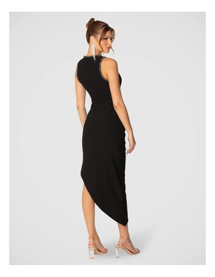 Marina Midi Dress in Black image 3