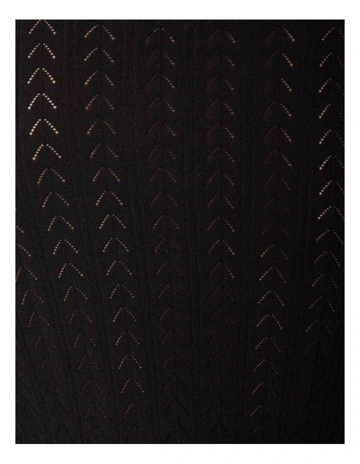Mila Knit Top in Black image 7