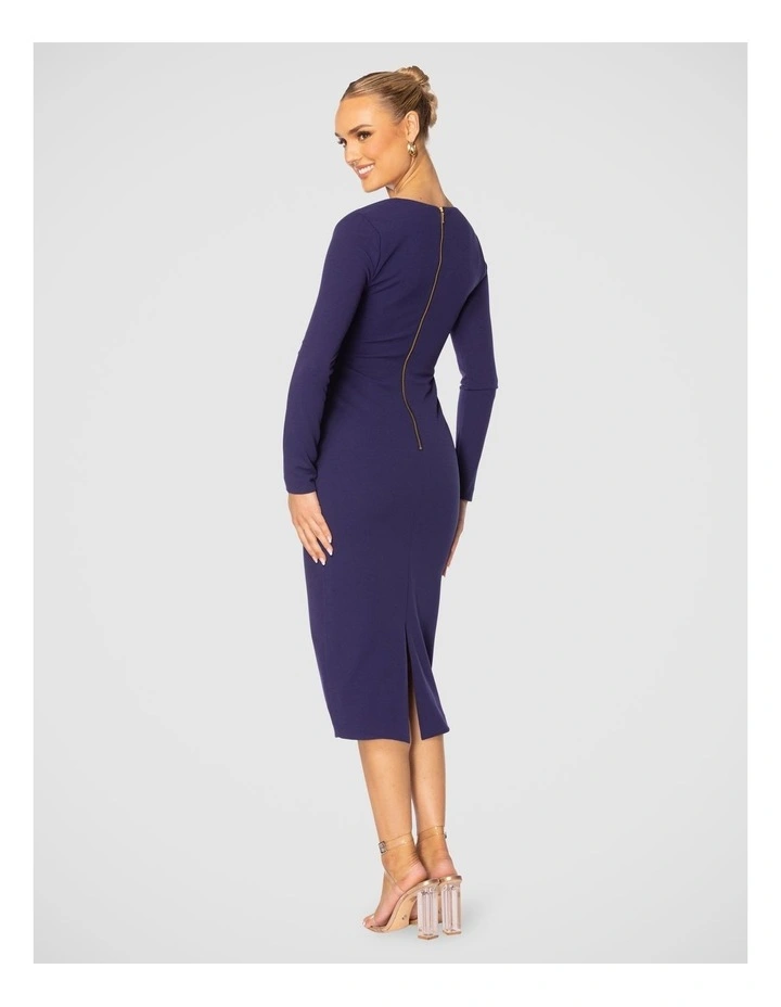 Liberty Midi Dress in Purple image 3