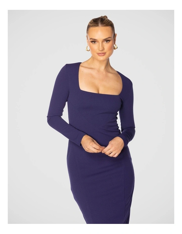 Liberty Midi Dress in Purple image 4