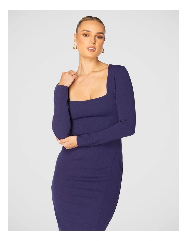Liberty Midi Dress in Purple image 5