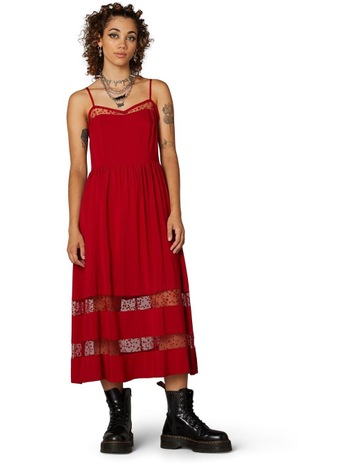 Dangerfield Star Mesh Goth Dress Black 