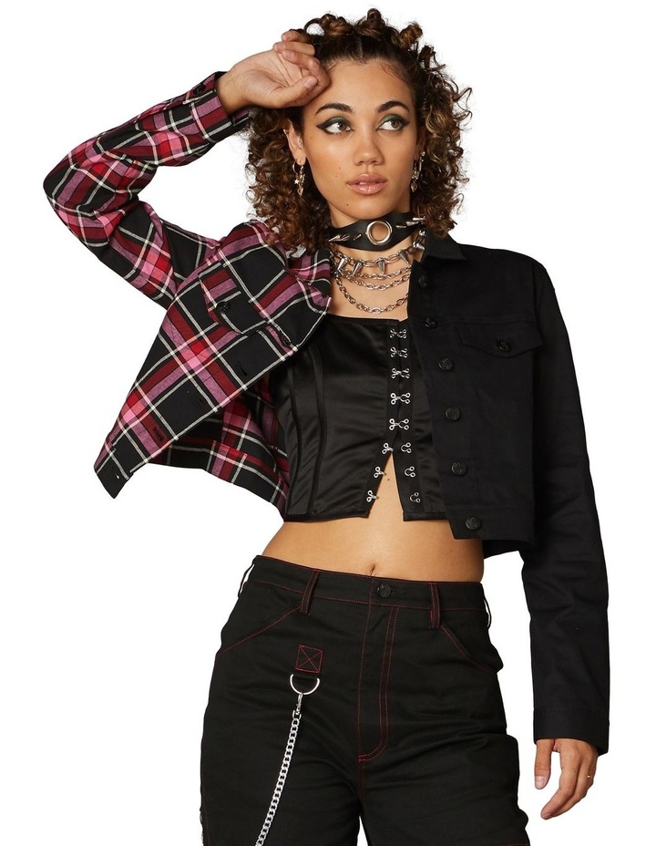 black crop jackets