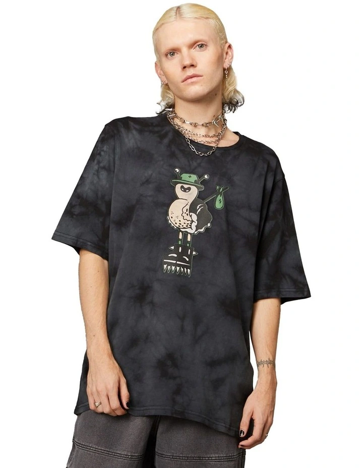 Tie Dye Logo Tee Black image 1