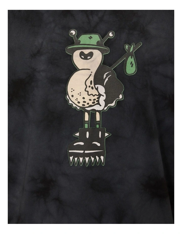 Tie Dye Logo Tee Black image 4