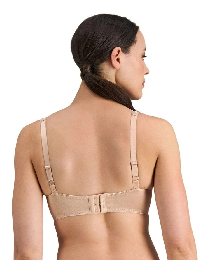 Damask Contour Bra in Latte image 2