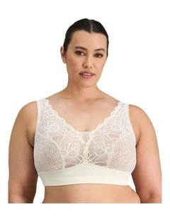 Midnight Express Wirefree Bra in Egret