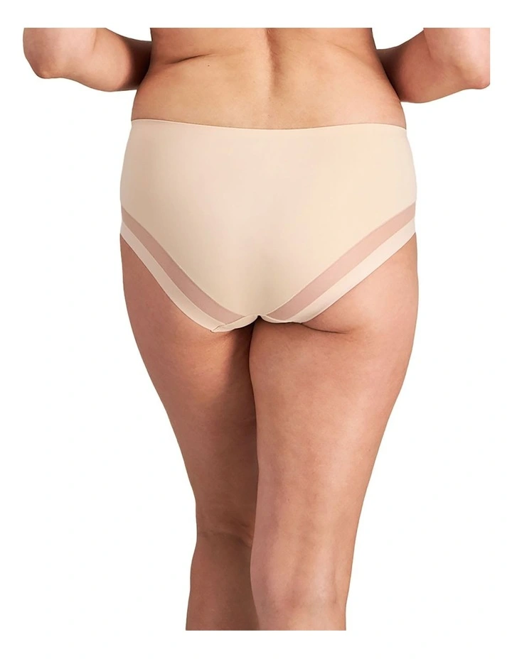Comfit Collection Midi Brief in Latte image 3