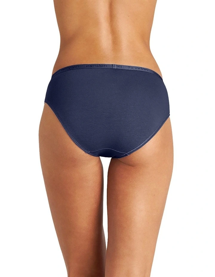 Body Cotton Bikini in Medieval Blue image 3