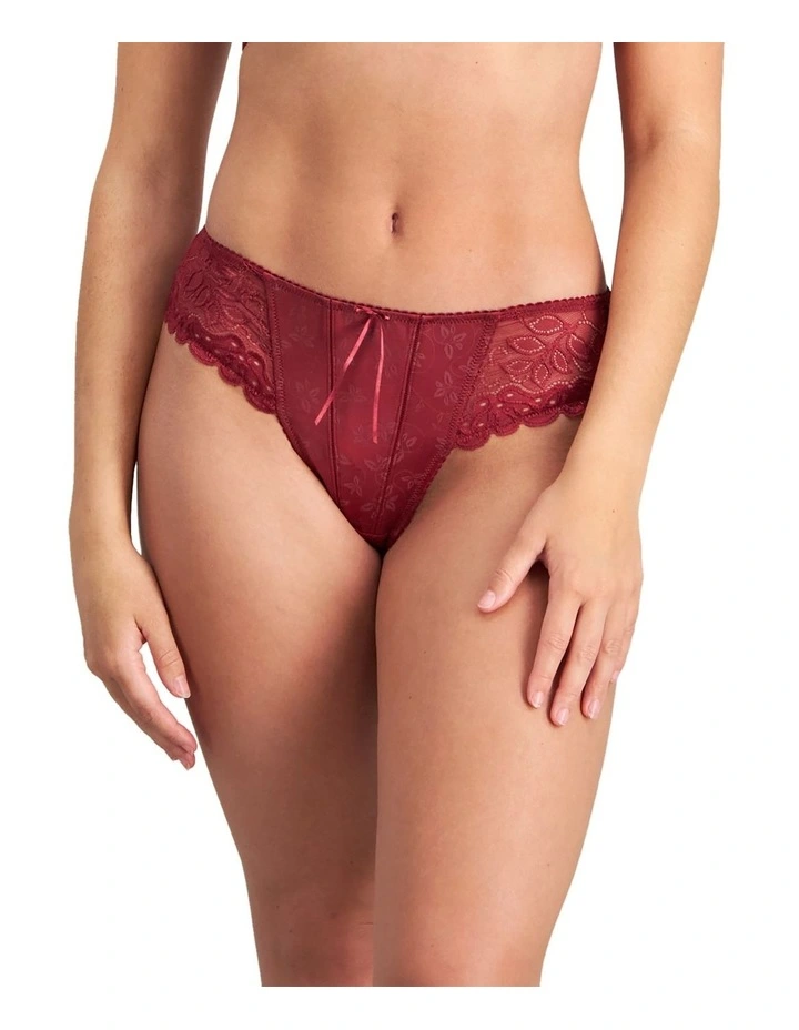 Yvette Bikini Brief in Tibetan Red image 1