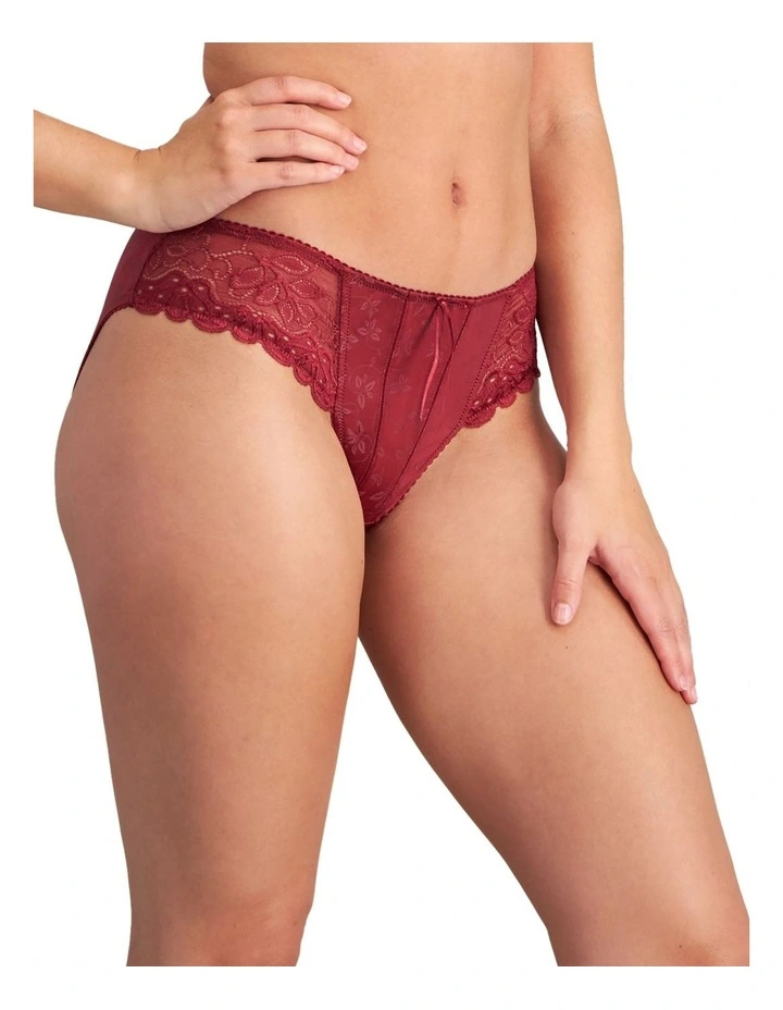 Yvette Bikini Brief in Tibetan Red image 2