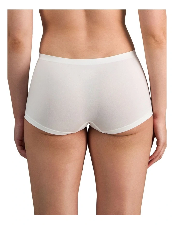 Bendon Seamless Boy Leg Brief in White image 2