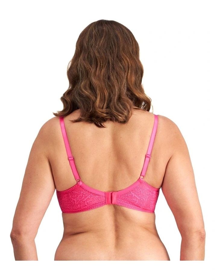 Eternal Underwire Bra in Fuchsia Purple image 3