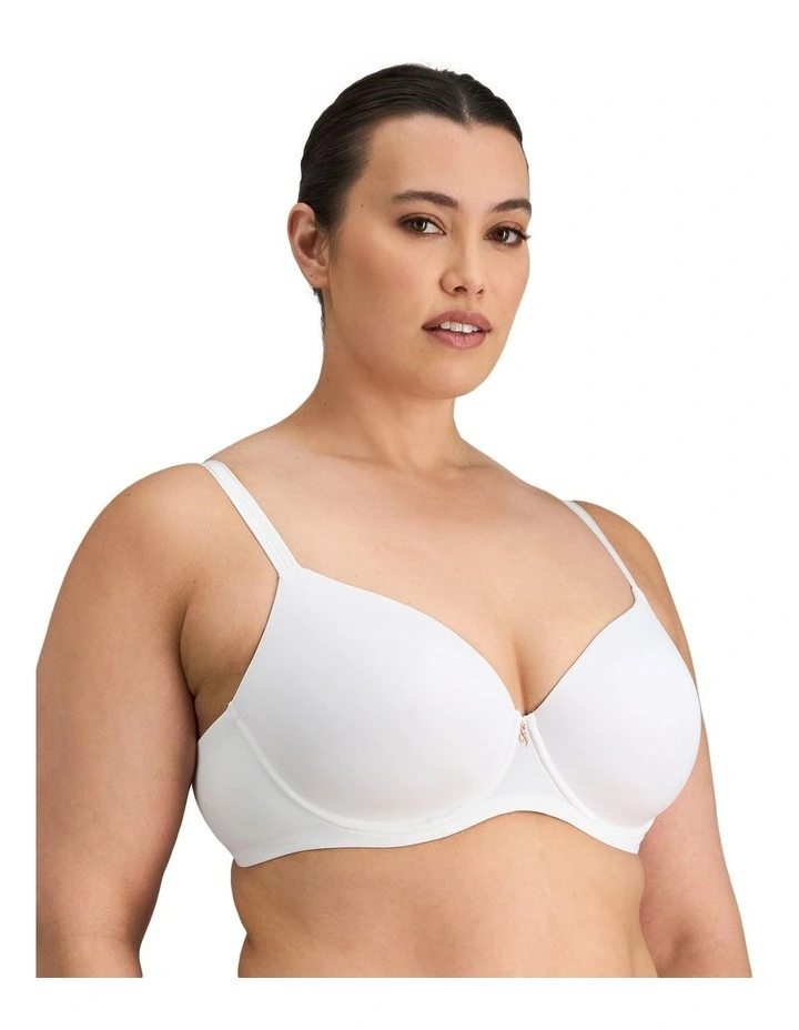 Sculpt Contour Bra in White image 4