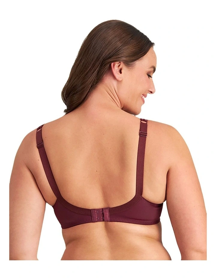 Coral Twin Pack Underwire Bra in Wine Red image 6