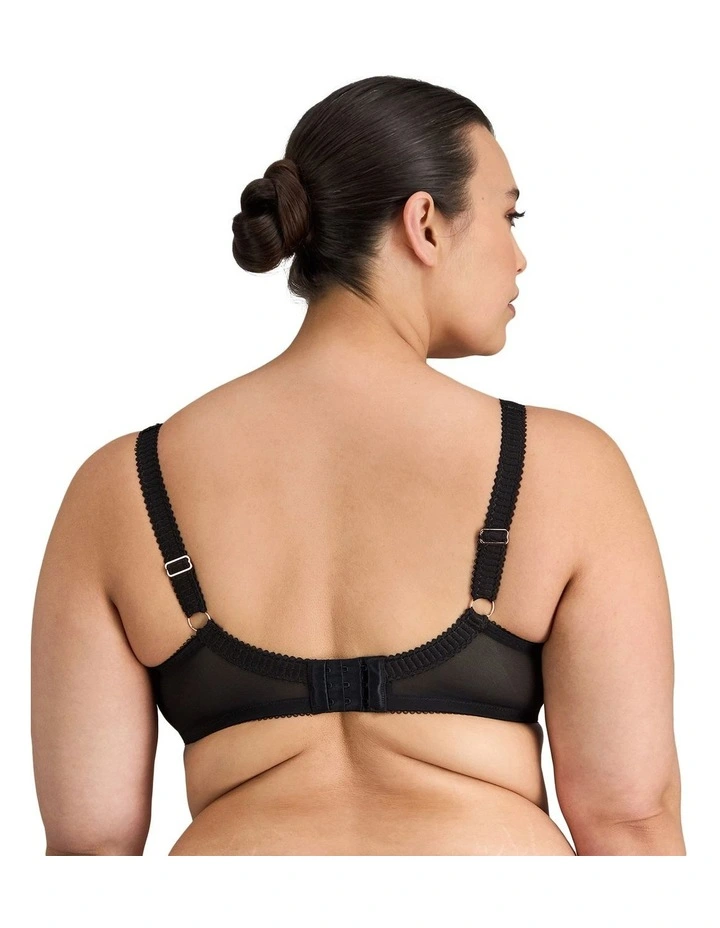 Faithful Underwire Bra in Black image 2