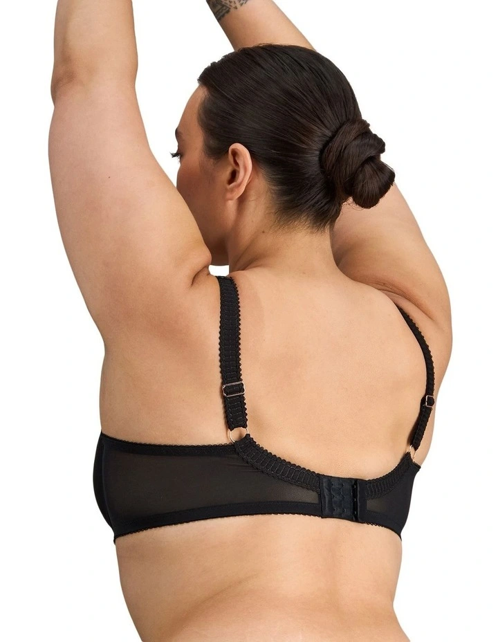 Faithful Underwire Bra in Black image 3