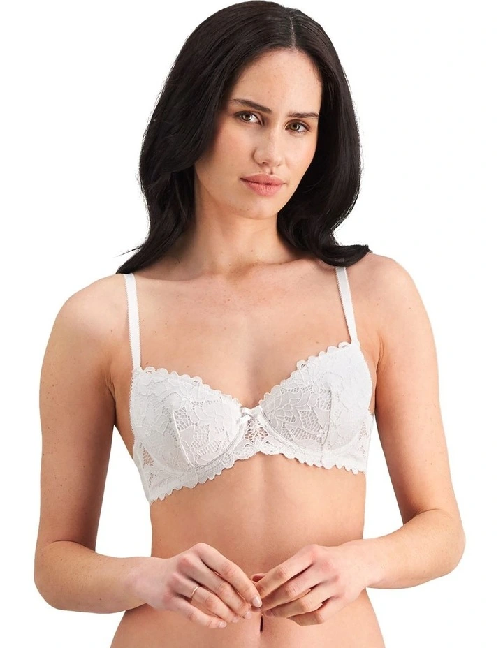 Alice Full Coverage Contour Bra in White image 1