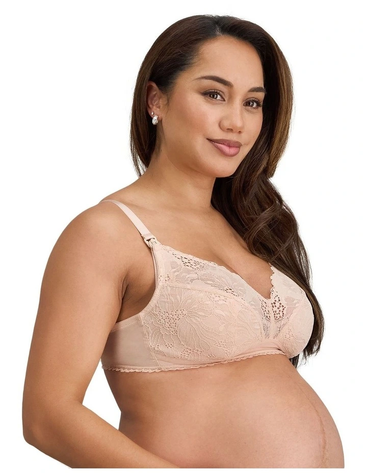 Bendon Nurture Maternity Bra in Latte image 3