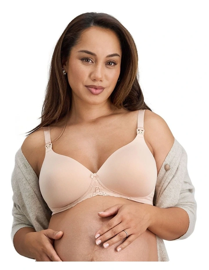 Bendon Nurture Maternity Bra in Latte image 1