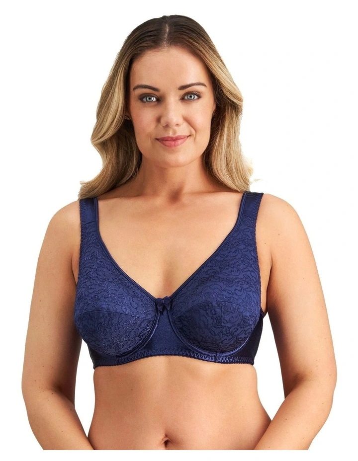 Charlotte Underwire Bra in Medieval Blue image 1