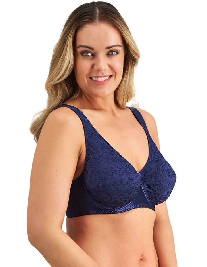 Charlotte Underwire Bra in Medieval Blue image 2