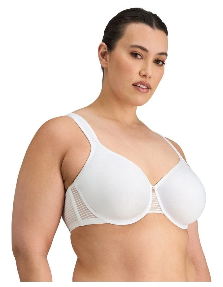 Perfect Lines Contour Bra in White image 3
