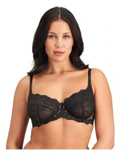 My Fit Lace Underwire Bra in Black