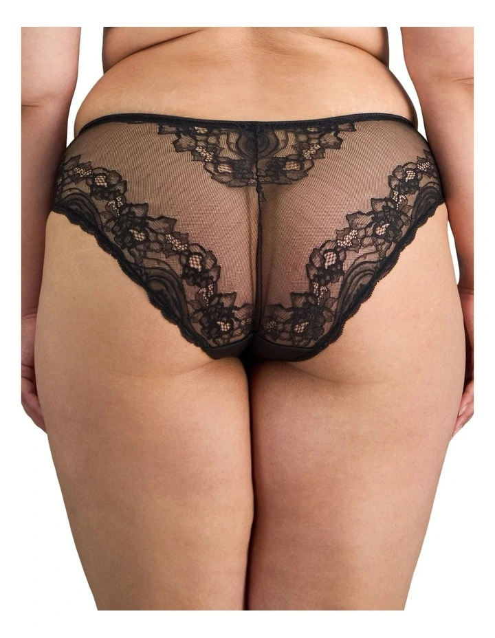 Intrigue Midi Brief in Black image 2