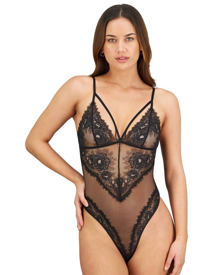 Layla Bodysuit in Black image 1