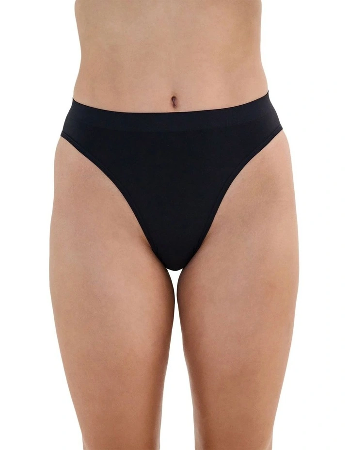 Ziggy Ruched Tee in Black image 1