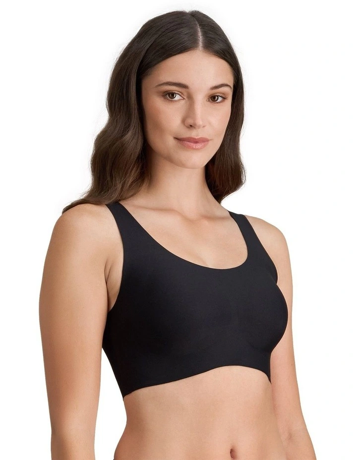 Comfit Collection Crop Top in Black image 3
