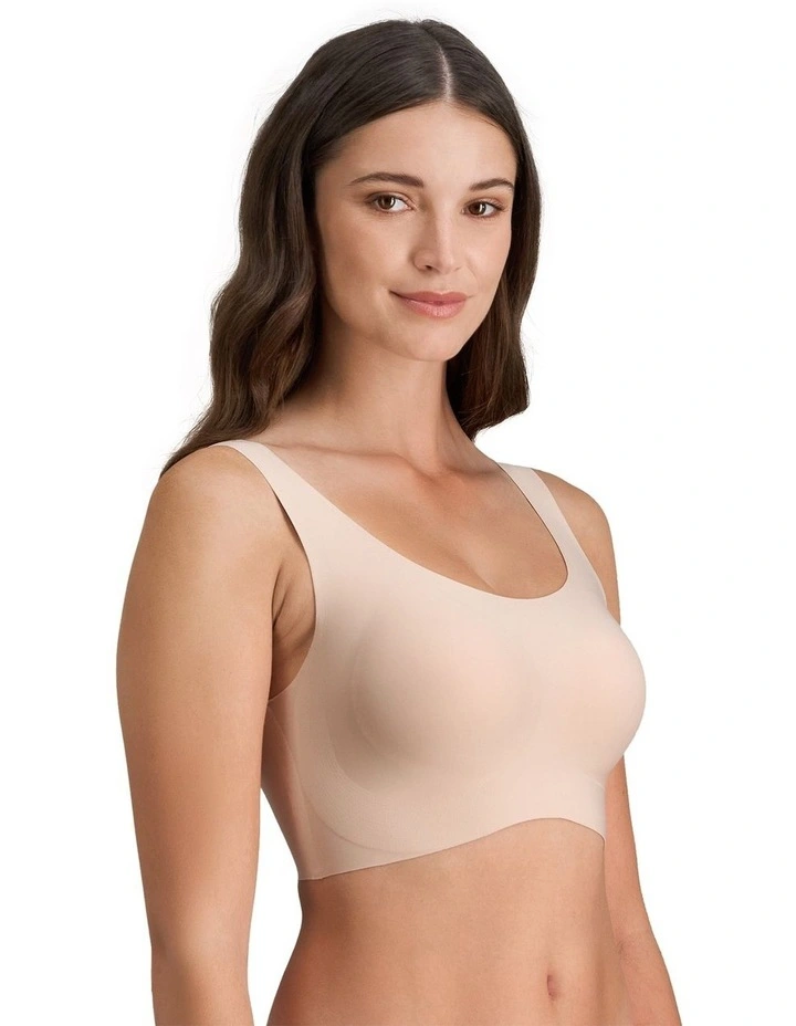 Comfit Collection Crop Top in Latte image 3