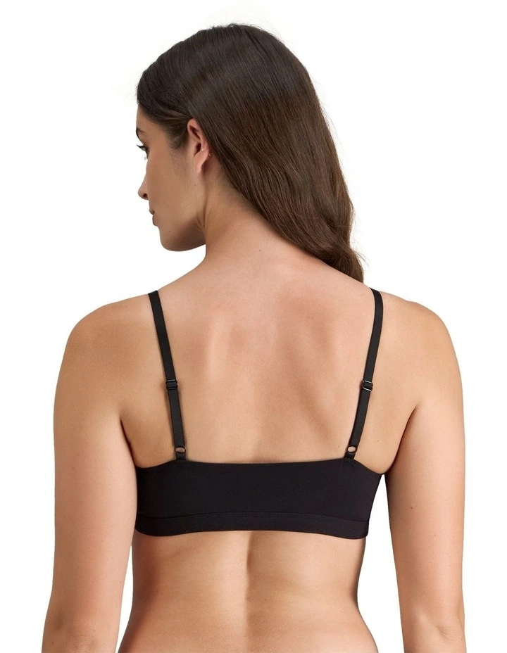 Extra-Ordinary Crop Top in Black image 2