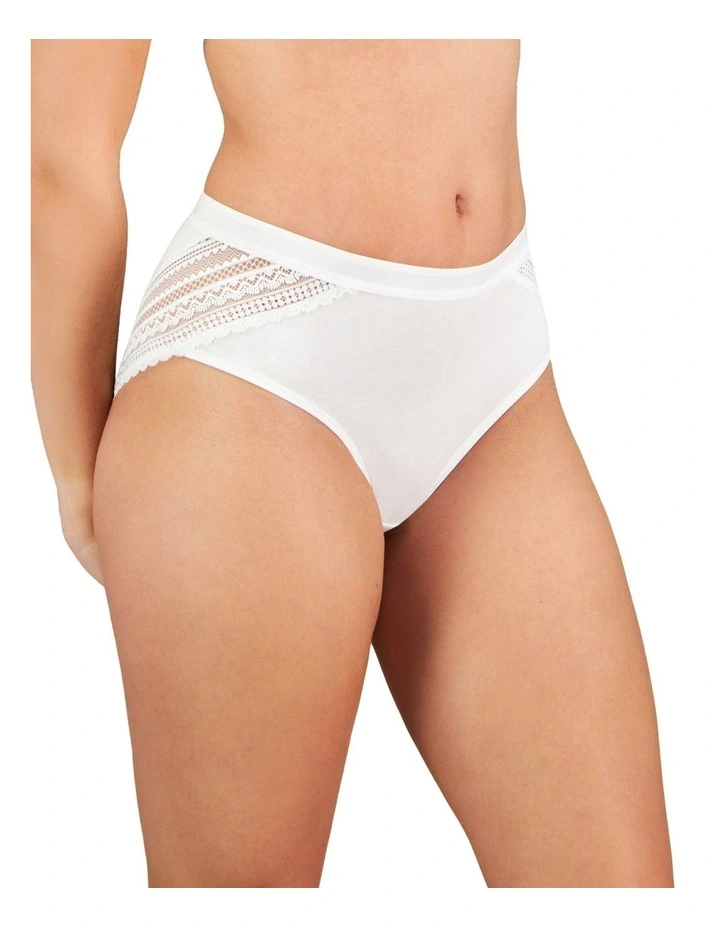 Angelica Midi Brief in White image 2