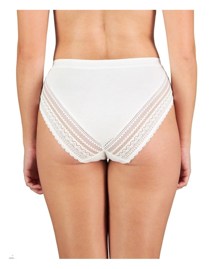 Angelica Midi Brief in White image 3