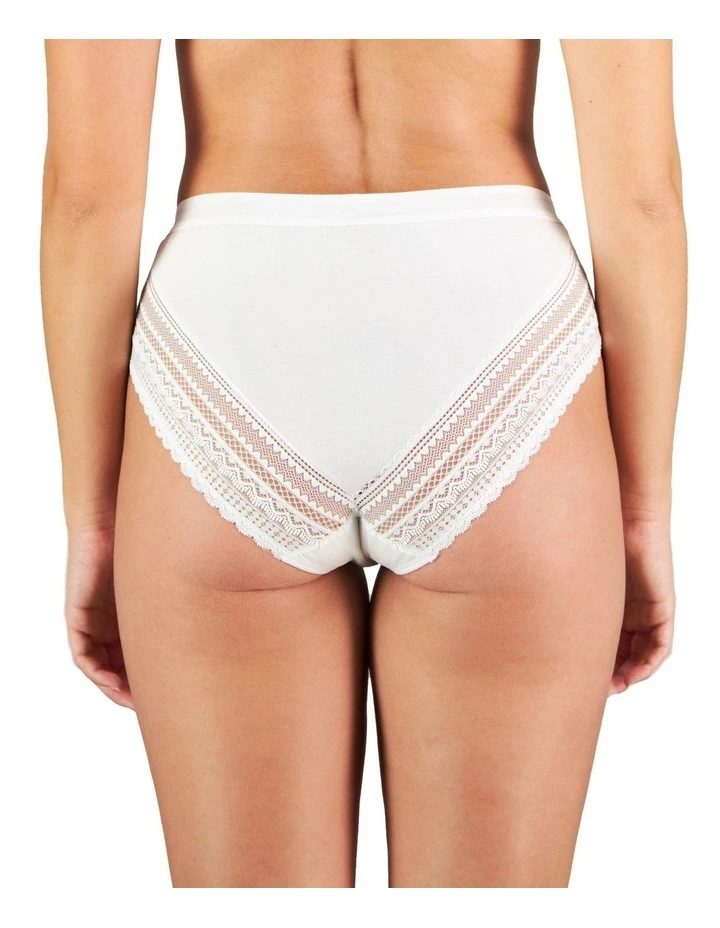 Angelica Midi Brief in White image 4