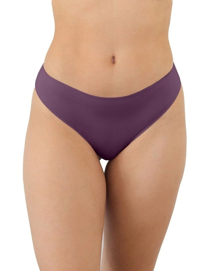 Au Naturel Thong in Plum Perfect image 1