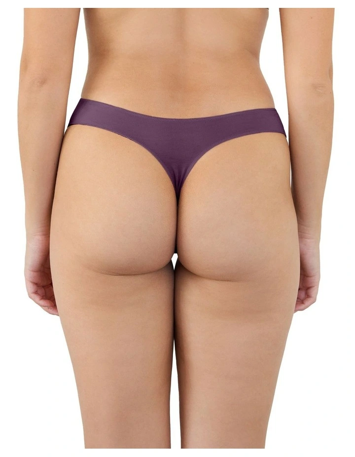 Au Naturel Thong in Plum Perfect image 2
