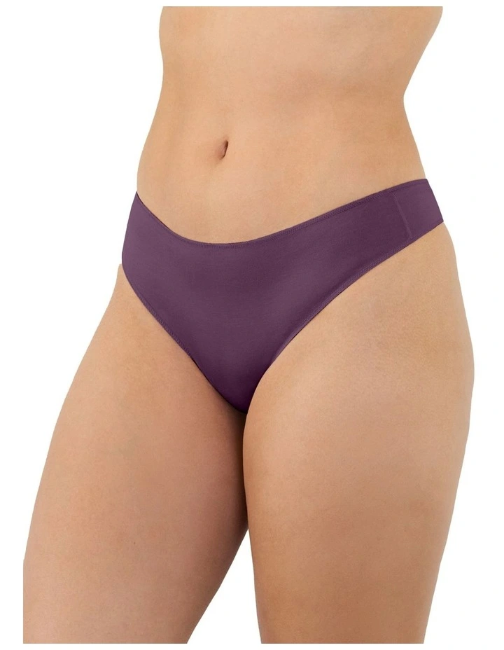 Au Naturel Thong in Plum Perfect image 3