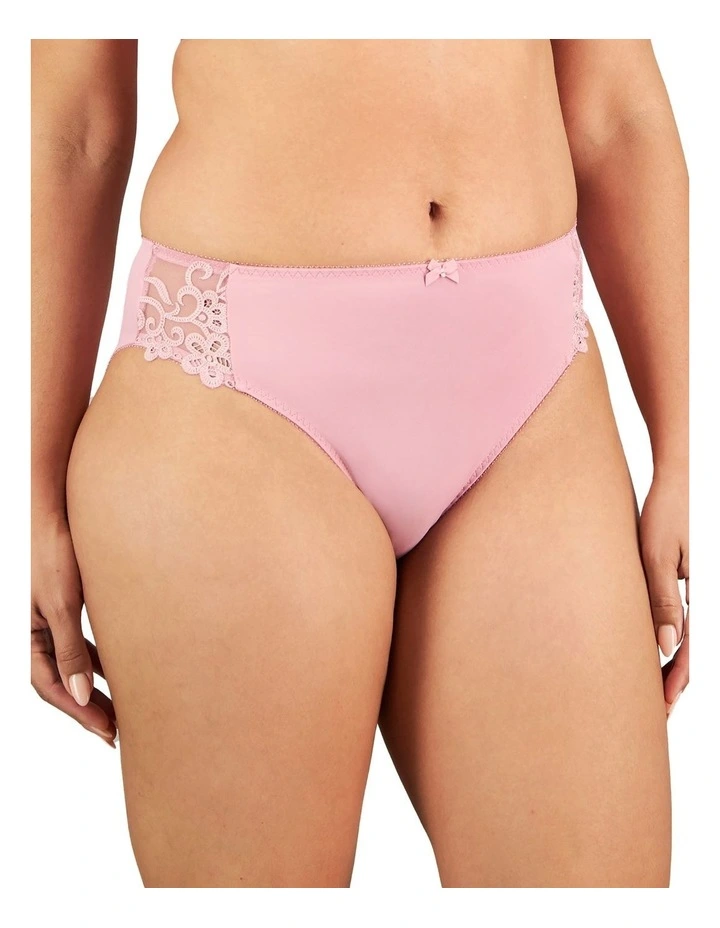 Coral High Cut Brief in Lilas image 2