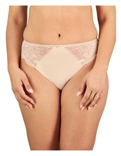 Laurel High Cut Brief in Latte
