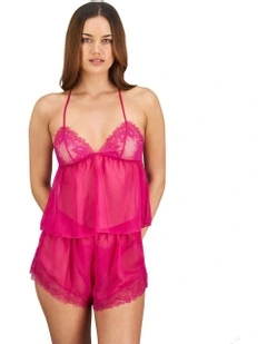 Eva Jean Short in Fantasy Fuchsia