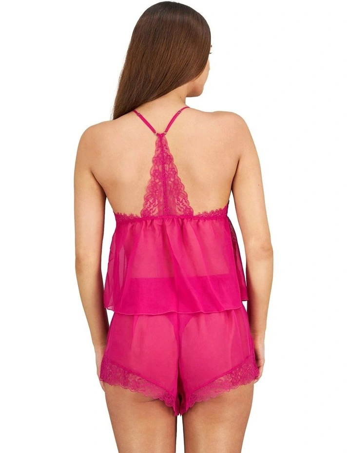 Eva Jean Camisole in Fantasy Fuchsia image 3