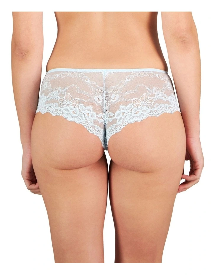 My Fit Lace Brazilian Brief in Omphalodes image 2