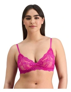 My Fit Lace Wirefree Bra in Fantasy Fuchsia
