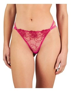 Heritage Bloom Thong in Fantasy Fuchsia