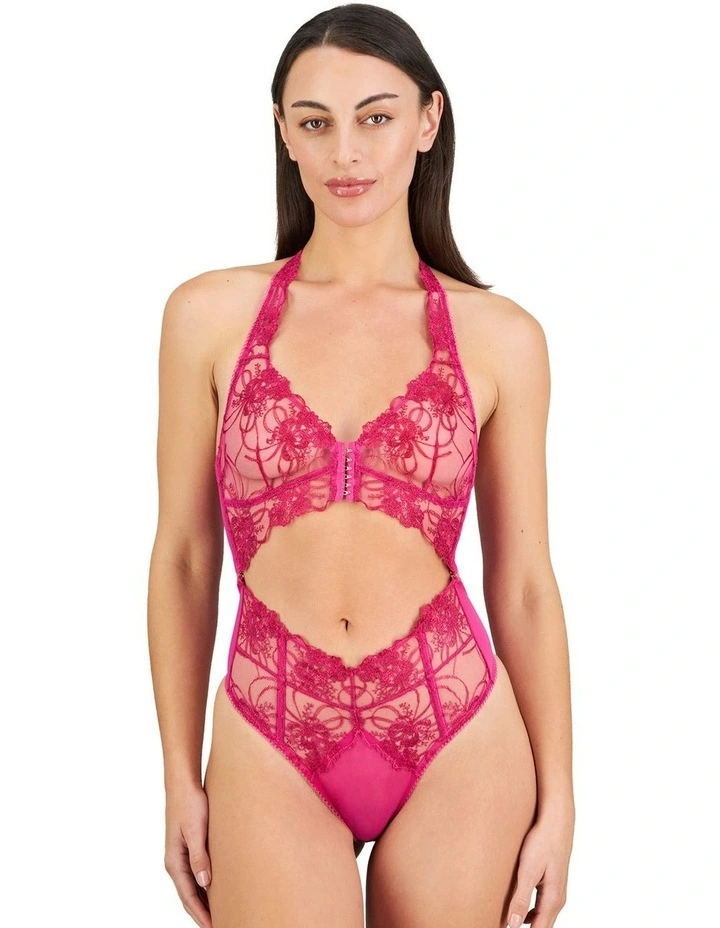 Heritage Bloom Bodysuit in Fantasy Fuchsia image 1