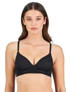 Body Lace Wirefree Bra in Black
